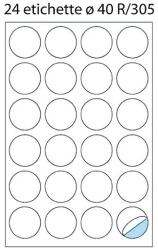 MARKIn Etichete rotunde 24/A4 O40 100/cut, 10 cutii/set (A5546SKU) - officeclass