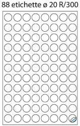 MARKIn Etichete rotunde 88/A4 O20 100/cut, 10 cutii/set (A5229SKU) - officeclass