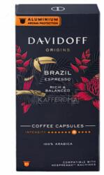 Davidoff Capsule Cafea Aluminiu Davidoff Origins Espresso Brazil - Compatibile Nespresso, 10 caps, 55gr
