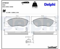 DELPHI Klocki Ham. Opel Corsa D (lp2010)