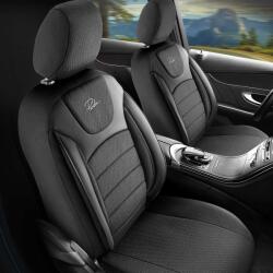 Panda Set Huse Scaune Auto Panda Prestige, Negru-Gri, 11 piese