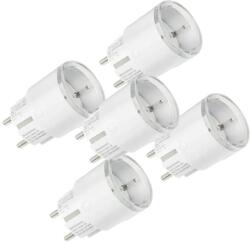 Shelly Plug S Gen3 Alb, pachet de 5 bucăți WiFi, Bluetooth, Matter (3800238072292)