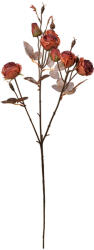 Clayre & Eef Trandafiri artificiali portocalii maro 16x9x73 cm (6PL0330P)