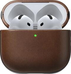 NOMAD Husă de piele Nomad Modern, maro - Airpods 4 (NM014599858)