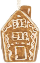 Clayre & Eef Set 3 ornamente brad Craciun Casute ceramica 4x4x6 cm (6CE2357)