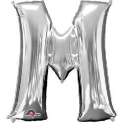 Amscan Balon din folie litera M 86 cm argintiu