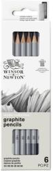 Winsor & Newton Set de 6 creioane grafit - diferite durități Winsor & Newton