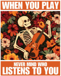 Alkotásutca A zene az kell - Számfestő készlet kereten 40x50