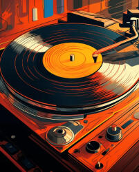 Alkotásutca Bakelit - Számfestő készlet kereten 40x50