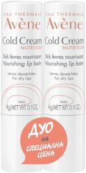 Avène Cold Cream Комплект - Подхранващ стик за устни, 2 x 4 g (Лимитирано) - baby