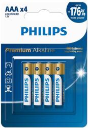 Philips PREMIUM ALKALINE AAA 4db MICRO ELEM