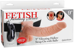  Fetish Strap-on 9 - felcsatolható vibrátor (natúr)
