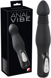 You2Toys - Anal Vibe - lökő, anál vibrátor (fekete)