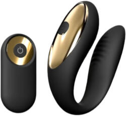 Dorcel Perfect Lover - akkus, távirányítós párvibrátor (fekete)