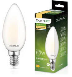 Lumileds LED izzó E14 B35 7W = 60W 806lm 3000K Meleg 360° Izzószál LUMILED - lumiled - 1 039 Ft