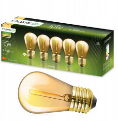 Lumileds 5 db-os LED izzó E27 ST14 1, 3 W = 10 W 2200 K meleg fehér 110 lm izzószál LUMILED girlandhoz