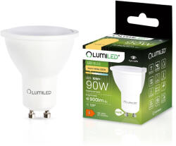 Lumileds LED izzó GU10 spotlámpa PAR16 10W = 90W 900lm 3000K Meleg 120° LUMILED