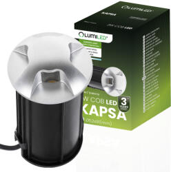 Lumileds Kerti Lámpa, Süllyeszthető, Lépcsőre Szerelhető, 4x 3W LED IP44, Ezüst KAPSA LUMILED