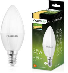 Lumileds LED izzó E14 B35 5W = 50W 470lm 3000K Meleg 180° LUMILED