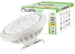 Lumileds G53 AR111 LED izzó 15W = 100W 1521lm 3000K Meleg 38° 12V LUMILED