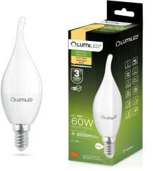 Lumileds LED izzó E14 BA35 8W = 60W 806lm 3000K Meleg 180° LUMILED