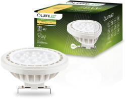 Lumileds LED izzó G53 AR111 10W = 75W 1055lm 3000K Meleg 38° 12V AC/DC LUMILED