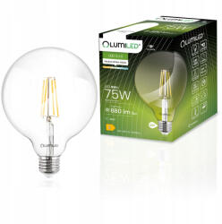 Lumileds E27 G95 LED izzó 8W = 75W 4000K semleges gömb alakú izzószál LUMILED