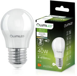 Lumileds LED izzó E27 P40 5W = 40W 470lm 4000K Semleges 180° LUMILED
