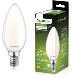 Lumileds LED izzó E14 B35 7W = 60W 806lm 4000K Semleges 360° Izzószál LUMILED