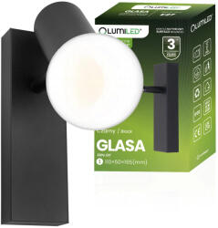 Lumileds Fali lámpa LED spotlámpa E27 GLASA fekete Lumiled