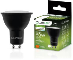 Lumileds LED izzó GU10 6W = 60W 580lm 4000K Semleges 120° Fekete LUMILED