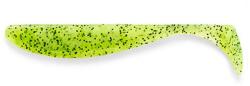 Fishup Fishup_wizzle Shad 5" (4pcs. ), #055 - Chartreuse/black (fhl89116) - fishingoutlet