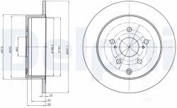 DELPHI Tarcza Ham. Toyota Previa 06- Tyl (bg4237)
