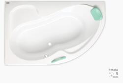 Laguna Fortuna Plus 170x100x46cm akril asszimetrikus kád, balos 220 l