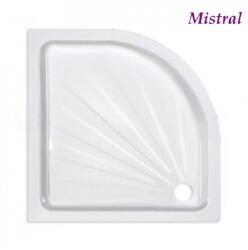 Mistral íves acéllemez zuhanytálca 80x80
