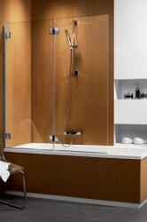 Radaway Carena PND 130*150 balos kádparaván, átlátszó, króm