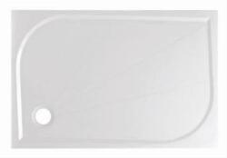 SIKO LIMNEW öntött márvány 90x120x3cm téglalap fehér zuhanytálca