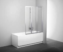 RAVAK VS3 100 háromrészes harmonika rendszerű kádparaván TRANSPARENT