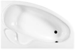 M-Acryl Daria 140x95 jobbos aszimetrikus kád + láb