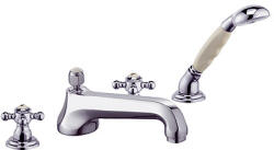 Kludi ADLON kádperemre szerelhető kádtöltő- és zuhanycsaptelep, króm