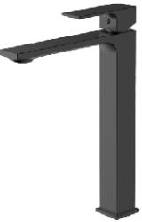 Wellis Mamba magasított mosdó csaptelep - matt fekete