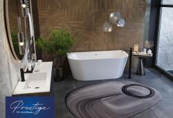 M-Acryl Optima különleges akril kád 160x75 Fehér előlappal