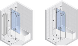 RIHO Nautic N500 Geta 160 kádparaván