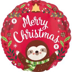 Amscan Europe Lajhár - Sloth Christmas Héliumos Fólia Lufi
