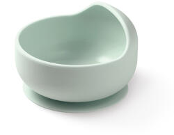 BabyOno Szilikon tál tapadókoronggal, zöld