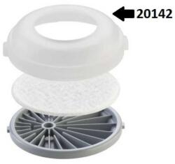  Adapter P2 cserélhető részecskeszűrő gázszűrővel való alkalmazásához fehér (GAN20142)