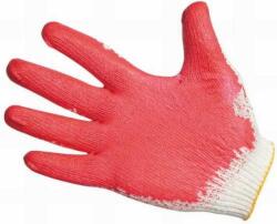 Kesztyű Scoter pamut PVC mártott, piros, 8 (0108001199080)