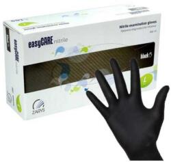  EasyCare fekete nitril kesztyű púdermentes 100db / doboz, S (KT19226)
