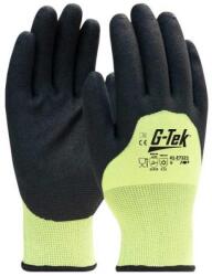 G-TEK kötött, poliamid, PVC mártott munkavédelmi kesztyű akril béléssel (GTEK-41-E7321-8)