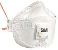 Porálarc 3M 9332 FFP3 szelepes paneles részecskeszűrő fehér (3M_9332_PLUS)